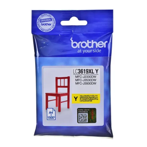 Tinteiro de Tinta Original Brother LC-3619XLY Amarelo