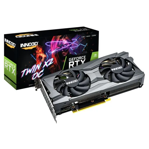 Placa Gráfica INNO3D TWIN X2 OC GeForce RTX 3060 GDDR6 12 GB