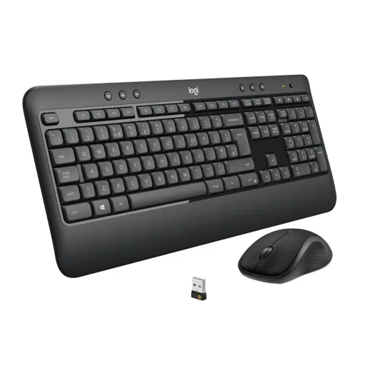 Teclado e Rato Logitech 920-008685 Preto Qwerty US