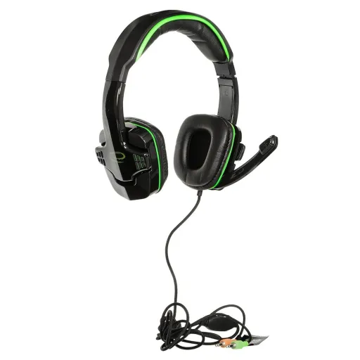 Auriculares com Microfone Esperanza EGH310G Preto Verde