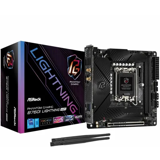 Placa Mãe ASRock B760I LIGHTNING WIFI LGA 1700 Intel B760