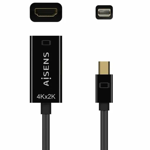 Adaptador Mini Display Port para HDMI Aisens A125-0643 Preto 15 cm