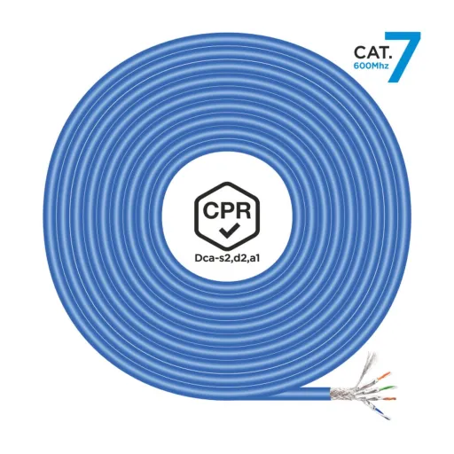 Cabo de Rede Rígido UTP Categoria 6 Aisens A146-0665 Azul 305 m