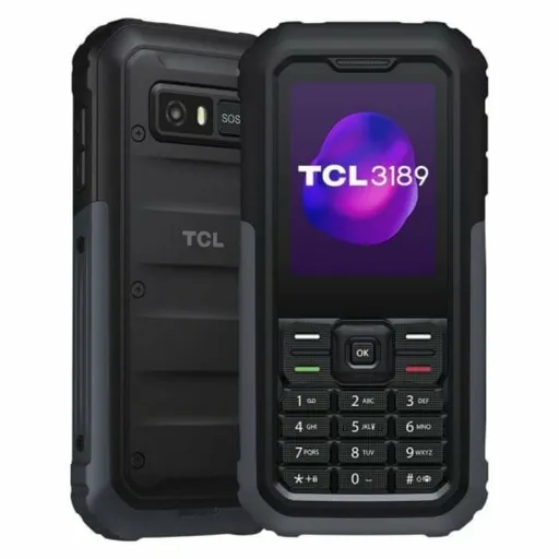 Telefone Móvel para Idosos TCL 3189 2,4" Cinzento Preto/Cinzento