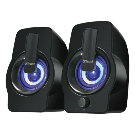 Altifalante PC Trust Gemi RGB Preto 6 W 12 W