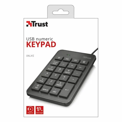 Teclado Numérico Trust 22221 Preto