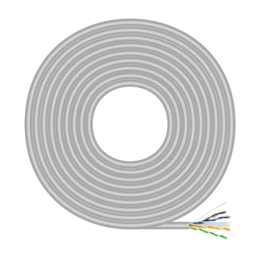 Cabo RJ45 Categoria 6 UTP Rígido Aisens A135-0750 Cinzento 305 m