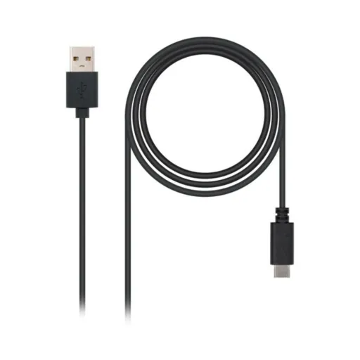 Cabo USB A para USB C NANOCABLE 10.01.210 Preto