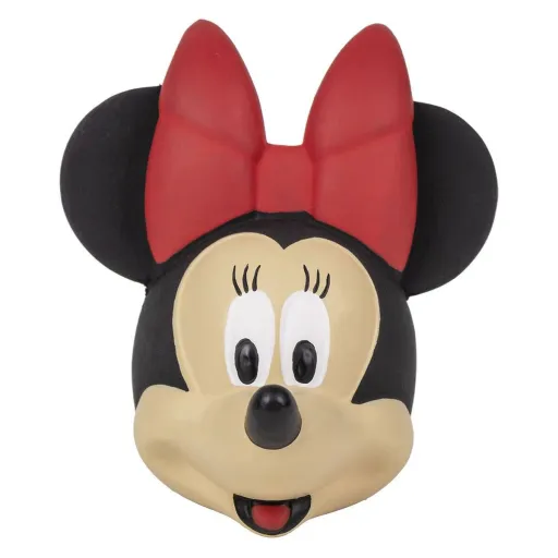 Brinquedo para Cães Minnie Mouse Preto Vermelho Látex 8 x 9 x 7,5 cm