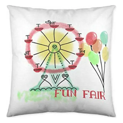 Capa de Travesseiro Cool Kids Fun Fair (50 x 50 cm)