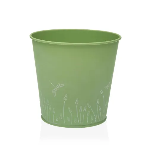 Vaso Versa Zink Verde Metal (14 cm)