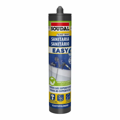 Selador Soudal Easy 158090 Banhos Branco 290 ml