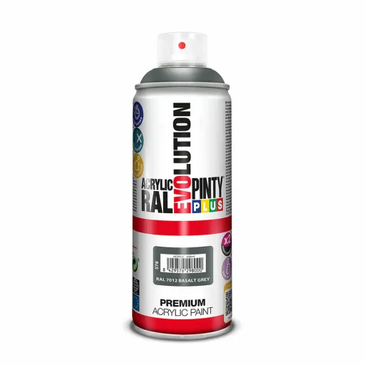 Tinta em Spray Pintyplus Evolution RAL 7012 Basalt Grey 400 ml