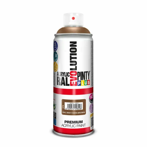 Tinta em Spray Pintyplus Evolution RAL 8007 Fawn Brown 400 ml