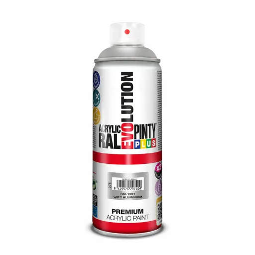 Tinta em Spray Pintyplus Evolution RAL 9007 Grey Aluminium 400 ml