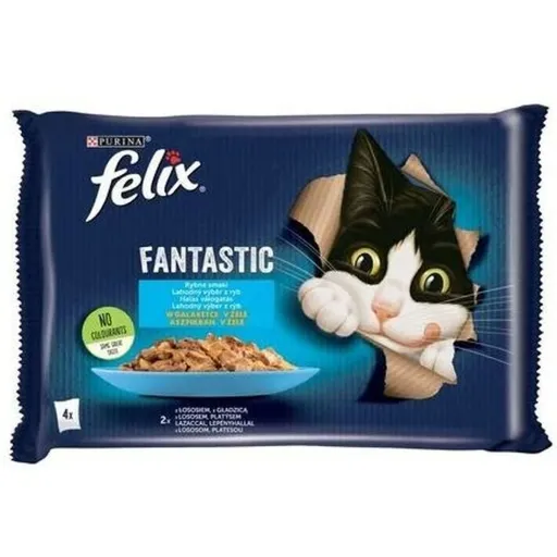 Comida para Gato Purina Fantastic Salmão 340 g