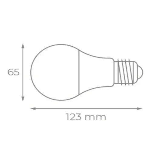 Lâmpada LED Iglux XST-1227-F V2 12 W E27 1100 Lm (5000 K) (5500 K)