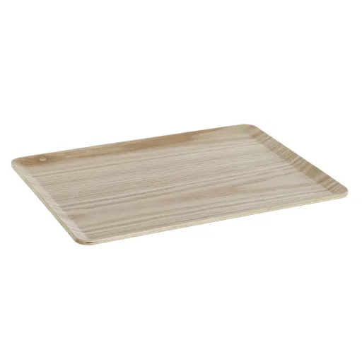 Tabuleiro DKD Home Decor Natural Bambu 27 x 20 cm 27 x 20 x 0,8 cm