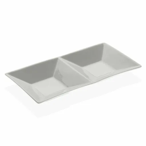 Bandeja de Aperitivos Versa Cerâmica Porcelana (23 x 11 x 3 cm)