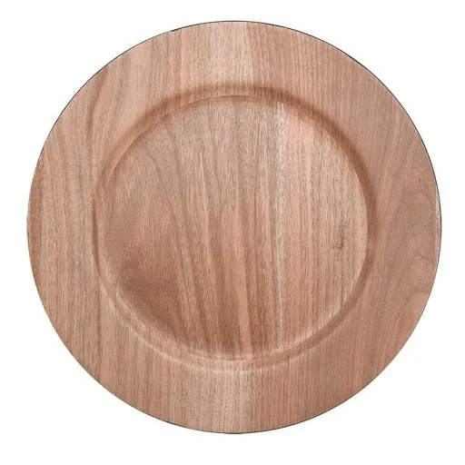 Sousplat Versa Marrom Claro Bambu Polipropileno (33 x 33 cm)