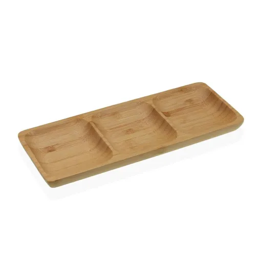 Bandeja de Aperitivos Versa Bambu 10 x 2 x 26 cm