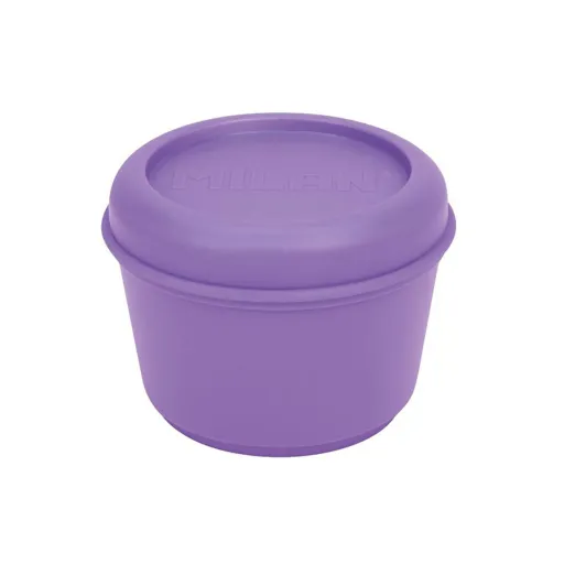 Recipiente para Conservar Alimentos Milan Sunset Violeta Plástico Redondo 250 ml Ø 10 x 7 cm