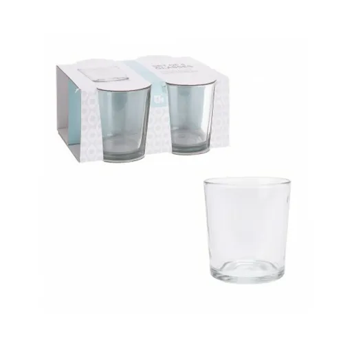 Conjunto de Copos Excellent Houseware Ye6000410 Transparente Cristal 280 ml (4 Unidades)