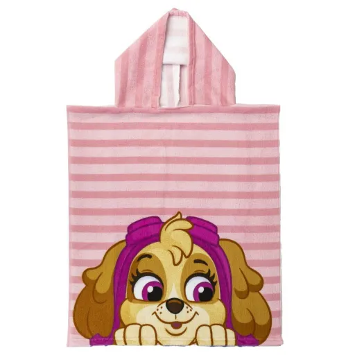 Poncho-Toalha com Capuz The Paw Patrol Cor de Rosa 50 x 115 cm