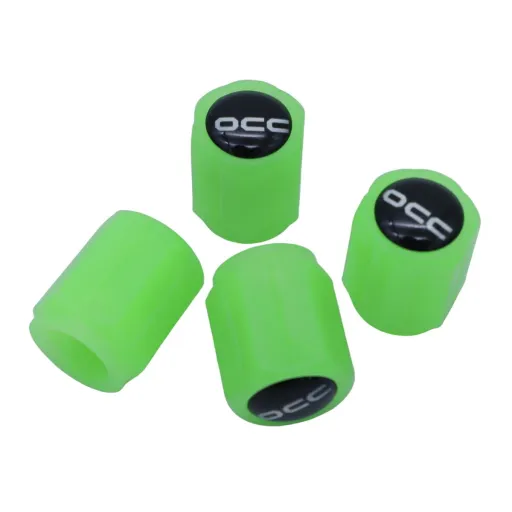 Conjunto de Fichas e Tomadas OCC Motorsport OCCLEV002 4 Unidades Fluorescente Verde