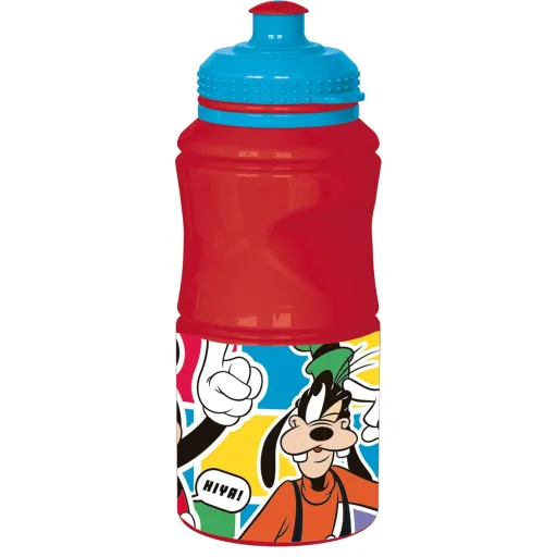 Garrafa de Água Mickey Mouse CZ11345 Desportiva 380 ml Vermelho Plástico