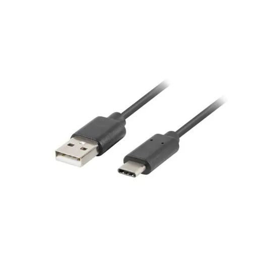 Cabo USB A para USB-C Lanberg CA-USBO-20CU-0018-BK Preto 1,8 m (1 Unidade)