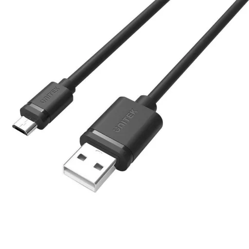 Cabo USB para Micro USB Unitek Y-C434GBK Preto 1,5 m