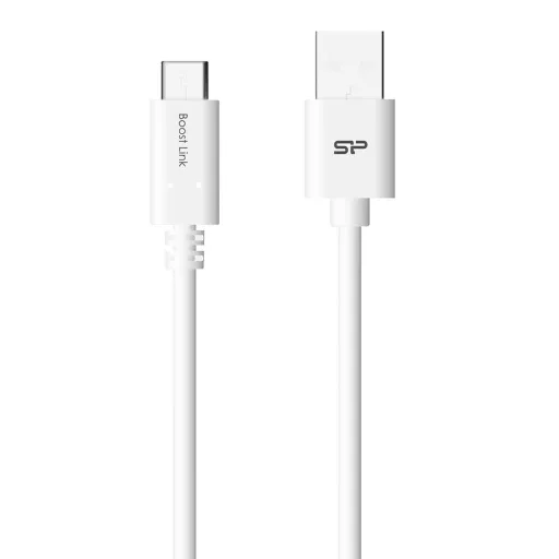 Cabo USB-C para USB Silicon Power SP1M0ASYLK10AC1W Branco 1 m