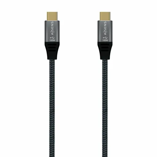 Cabo USB-C Aisens A107-0628 1 m Cinzento (1 Unidade)