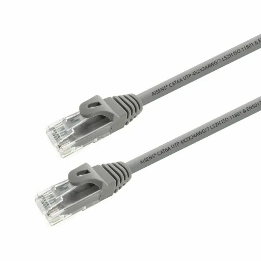 Cabo RJ45 Categoria 6 UTP Rígido Aisens A145-0329 Cinzento 5 m