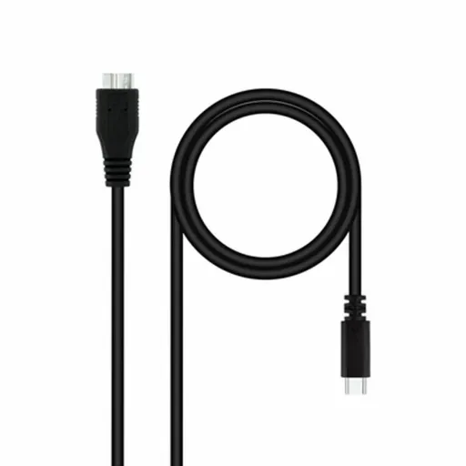 Cabo USB para Micro USB NANOCABLE 10.01.1201-BK Preto 1 m (1 Unidade)