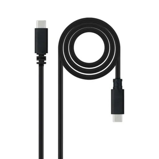 Cabo USB-C NANOCABLE USB 2.0, 2m Preto 2 m