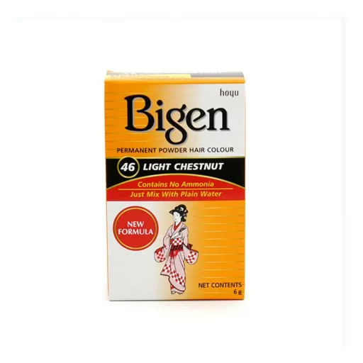 Tinta Permanente Bigen 46 Light Nº46 Light Chestnut (6 gr)