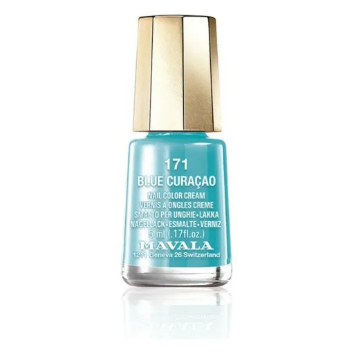 Verniz de Unhas Nail Color Cream Mavala 171-Blue Curaçao (5 ml)