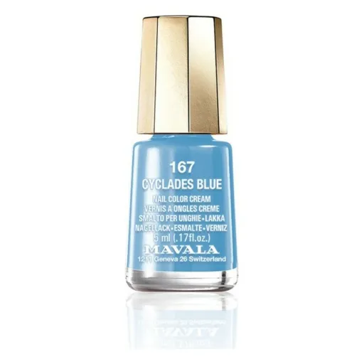 Verniz de Unhas Mavala Nail Color Cream 167-Cyclades Blue (5 ml)