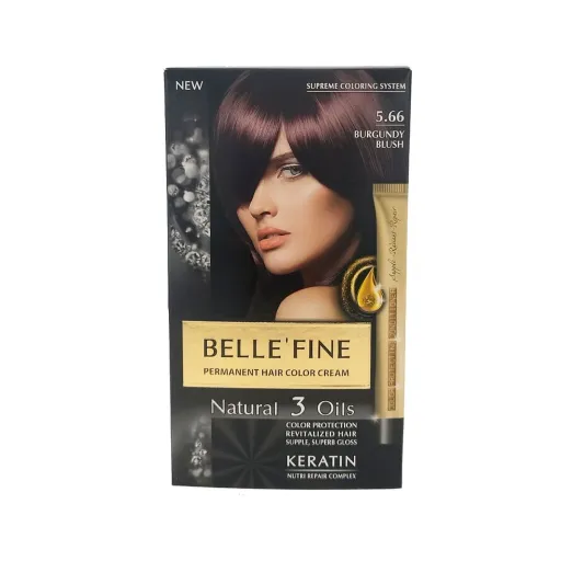 Tinta Permanente Belle´Fine Nº 5.66 Vermelho Castanho-Avermelhado (30 ml)