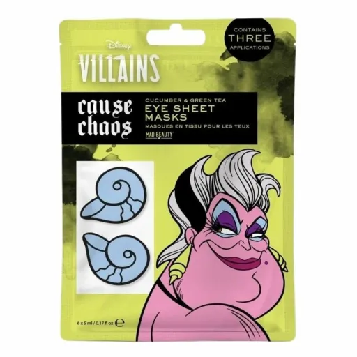 Máscara para Contorno de Olhos Mad Beauty Disney Villains Ursula (6 x 5 ml)