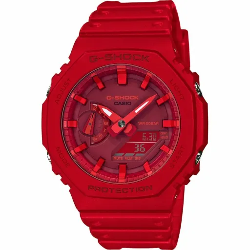 Relógio Unissexo Casio GA-2100-4AER Vermelho Multifunção