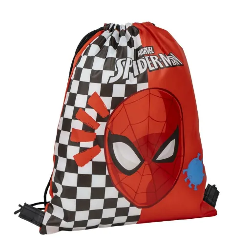 Mochila Saco Infantil Spider-Man Vermelho 30 x 39 cm