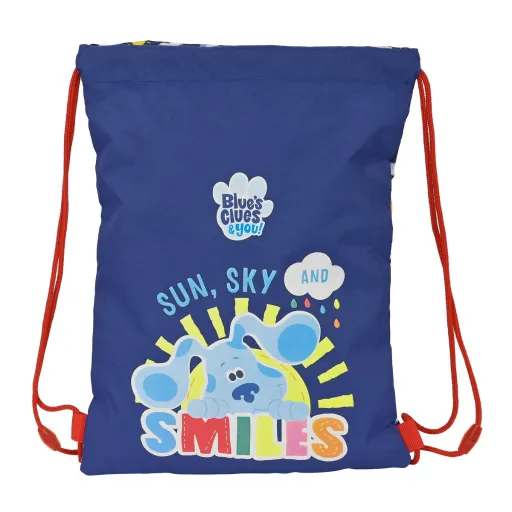 Saco Mochila com Cordas Blue's Clues Azul Marinho (26 x 34 x 1 cm)