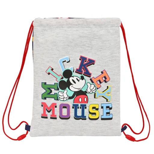 Saco Mochila com Cordas Mickey Mouse Clubhouse Only One Azul Marinho (26 x 34 x 1 cm)