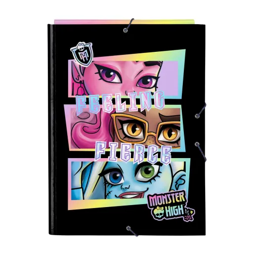 Pasta Monster High Creep Preto A4