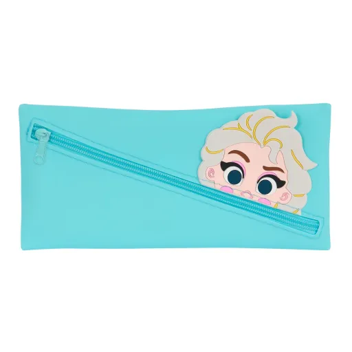 Bolsa Escolar Frozen Azul 22 x 11 x 1 cm