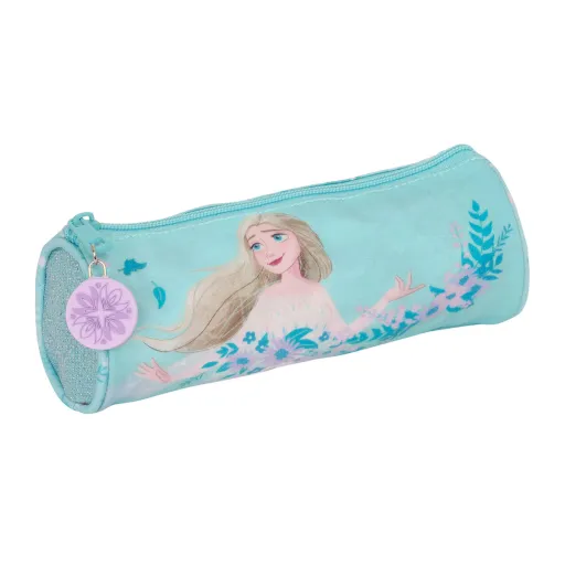 Bolsa Escolar Frozen Hello Spring Azul Claro 20 x 7 x 7 cm