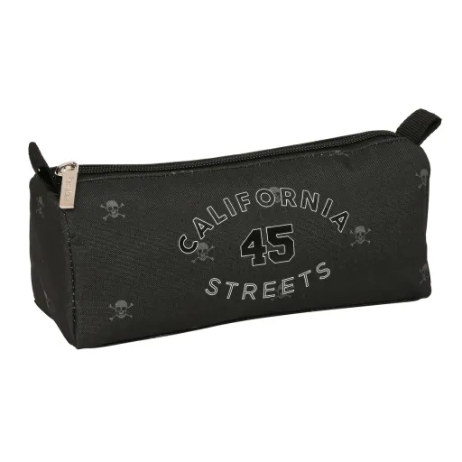 Bolsa Escolar Safta California Preto 21 x 8 x 7 cm